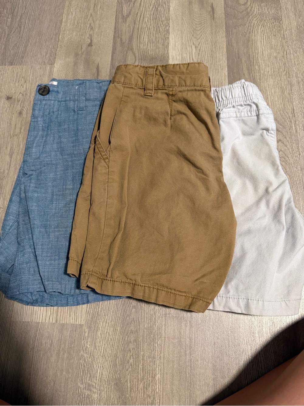 Cat & Jack Blue, Brown & White Kids Shorts 3-Pack